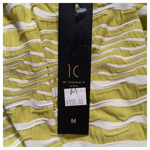 IC By Connie K Tunic M Womens Multicolor Unlined Pullover Business Top Boat Cowl - Picture 4 of 6